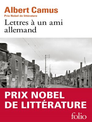 cover image of Lettres à un ami allemand